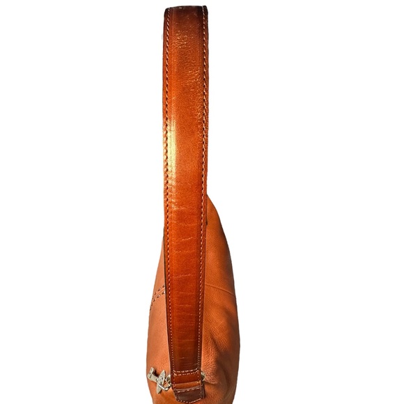 EUC Fossil Brown Leather Hobo Bag Shoulder Bag - Picture 7 of 11